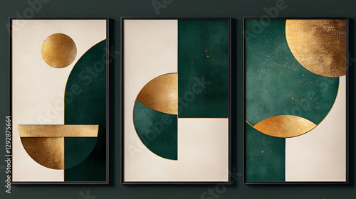 Stylish Abstract Geometric Posters for Contemporary Home Decor
