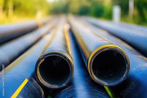 HDPE water supply pipe industrial PE tubing polyethylene plumbing for homes and businesses