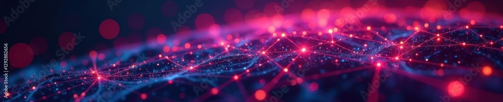 Obraz premium Complex interconnected lines forming a sphere, technology, design