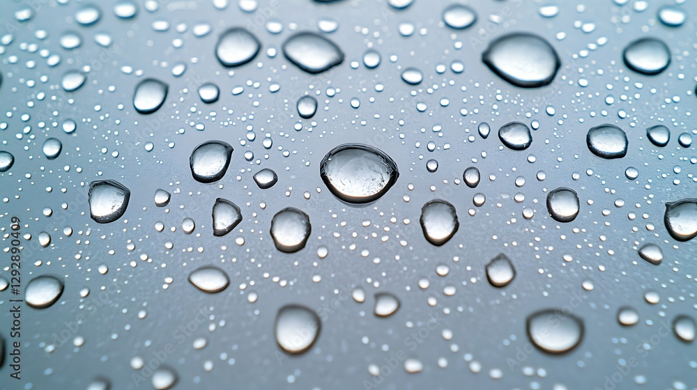 Water Droplets on a Surface Macro Photography Abstract Background Water Droplets on a Surface Macro Photography Abstract Background