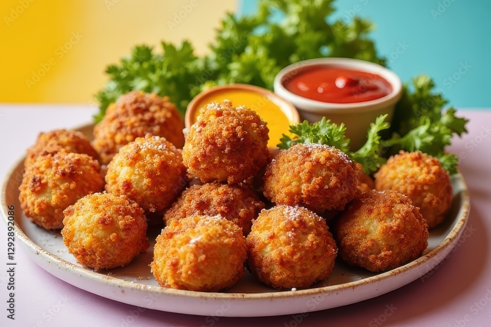 Fototapeta premium Delectable Arancini Arrangement
