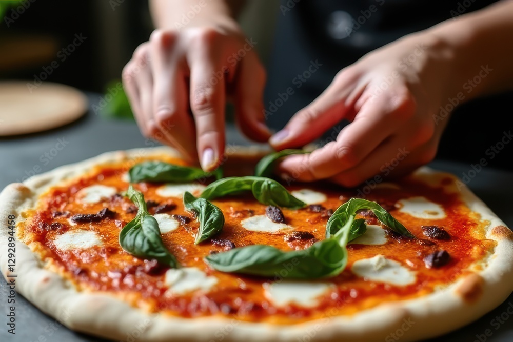 Delicious Pizza alla Diavola Preparation Delicious Pizza alla Diavola Preparation