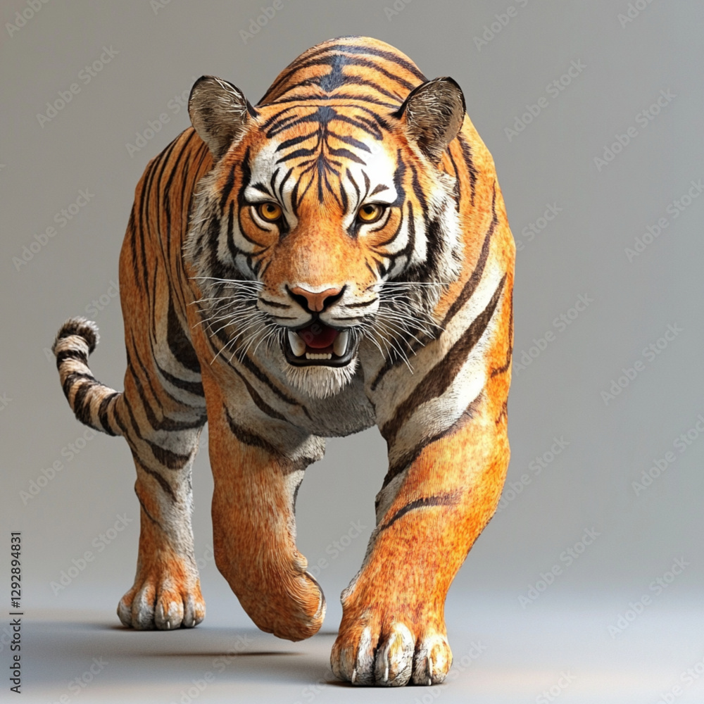 Obraz premium 3D Tiger