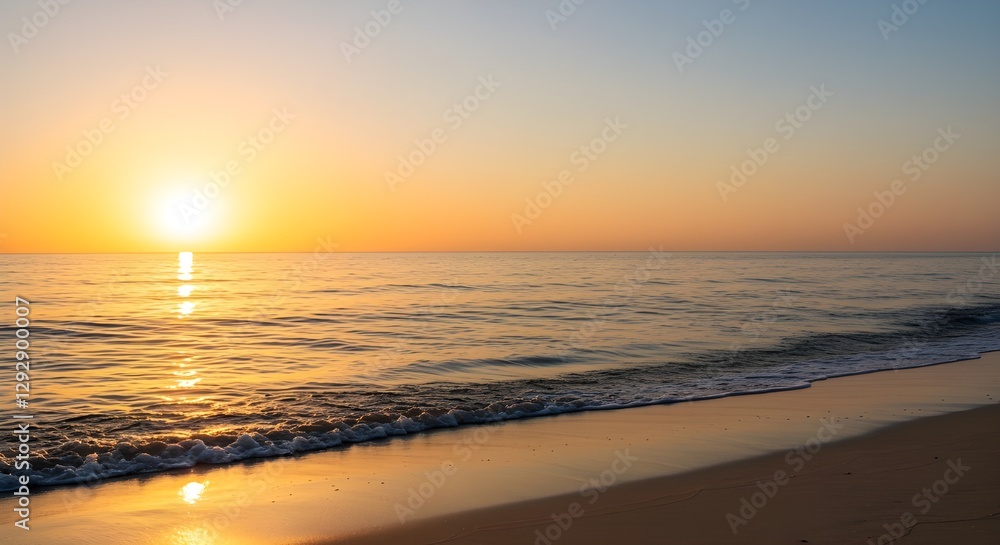 Fototapeta premium beach at sunrise