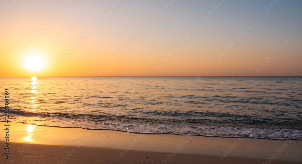 beach at sunrise