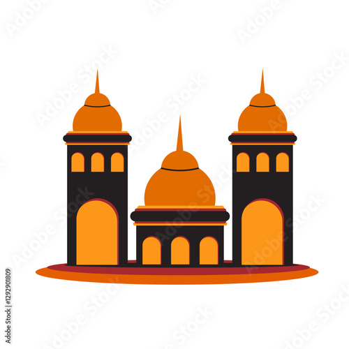 taj mahal vector