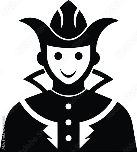  Fasching Silhouette Icon - Carnival Festival Vector Clipart,Superhero Face mask Set,Hero Pose Fantasy Icon Set.