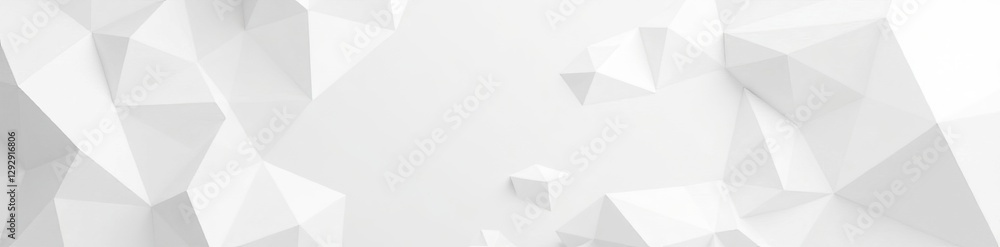 Obraz premium Abstract geometric white polygon backdrop with textured surface for design projects, geometric, backdrop, polygon