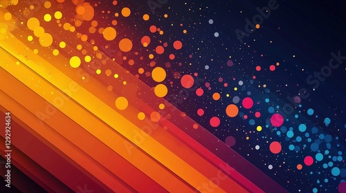 Gradient wallpaper background digital art vivid palette