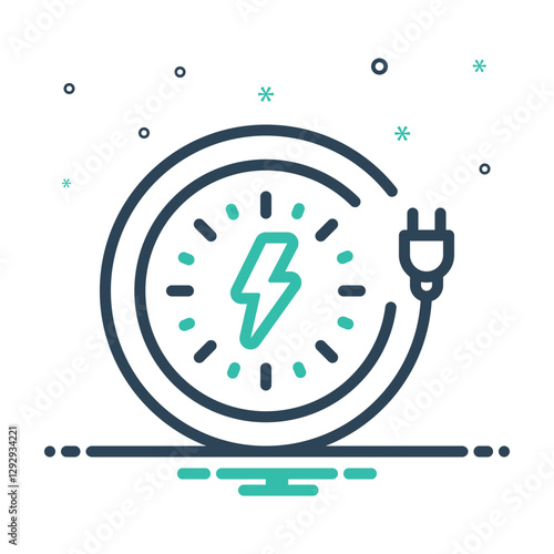 Mix icon for electric
