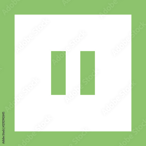 Pause playback button icon logo