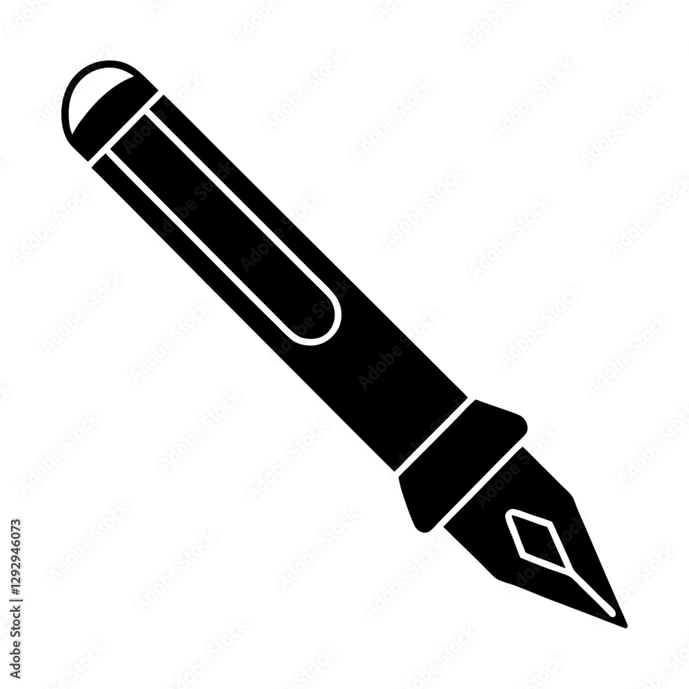 ountain Pen Icon | Writing & Calligraphy Symbo ountain Pen Icon | Writing & Calligraphy Symbo