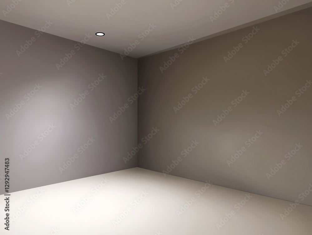 Empty interior room with neutral walls and soft lighting, ideal for various uses. Empty interior room with neutral walls and soft lighting, ideal for various uses.