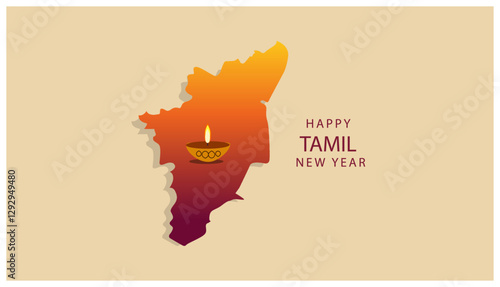 Tamil New Year Tamil Nadu Map