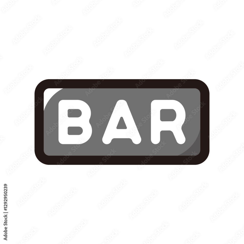 Slot bar illustration icon.Simple vector outline, clipart for graphic design. Slot bar illustration icon.Simple vector outline, clipart for graphic design.