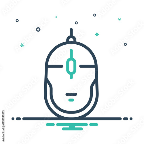Mix icon for mouse