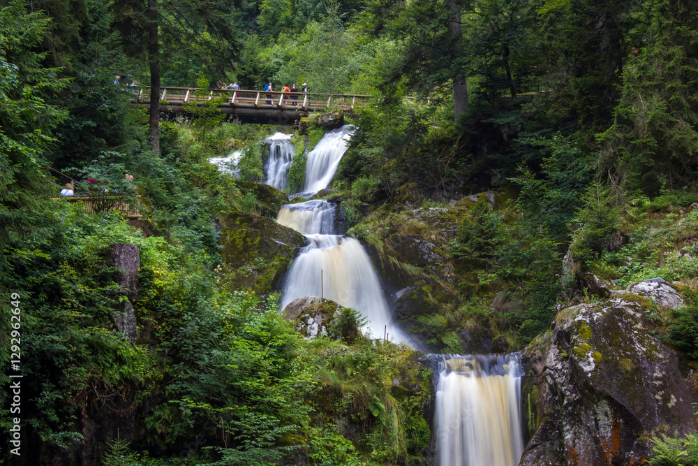 Triberg Falls, one of the highest waterfalls in Germany