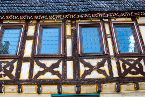 Obraz na płótnie old traditional house Bacharach in Germany w salonie