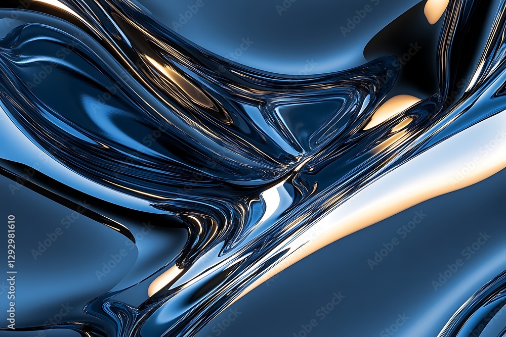 Fluid Metal Abstract Art Fluid Metal Abstract Art