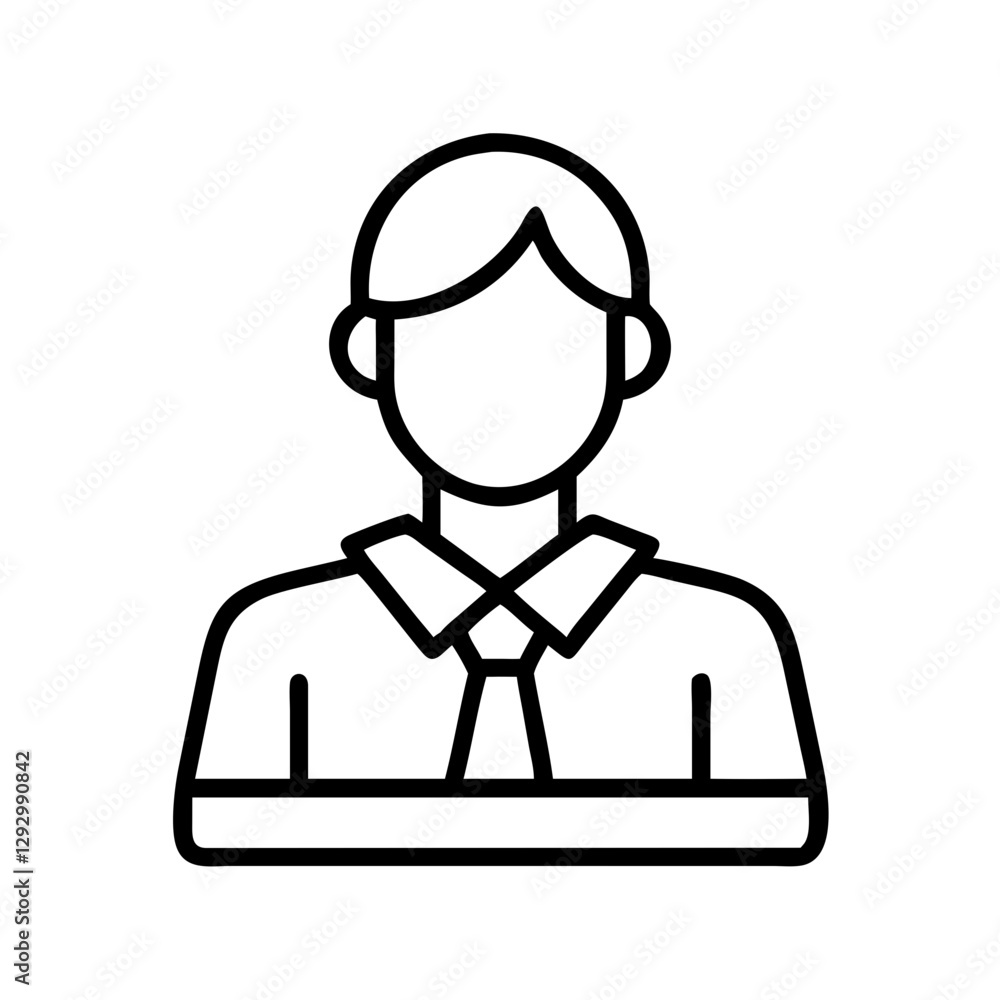 prosecutor icon, prosecutor line art - simple line art of prosecutor, perfect for prosecutor logos and icons prosecutor icon, prosecutor line art - simple line art of prosecutor, perfect for prosecutor logos and icons
