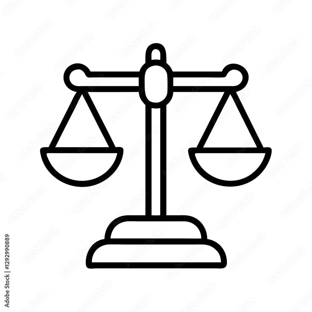 scales of justice icon, scales of justice line art - simple line art of scales of justice, perfect for scales of justice logos and icons scales of justice icon, scales of justice line art - simple line art of scales of justice, perfect for scales of justice logos and icons