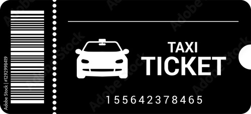 Bus travel ticket, autobus public transport pass icon set. Paper passenger seat card for trip. Journey coupon urban transportation. Transportation Ticket Icons Collection, Travel Ticket Vector Set