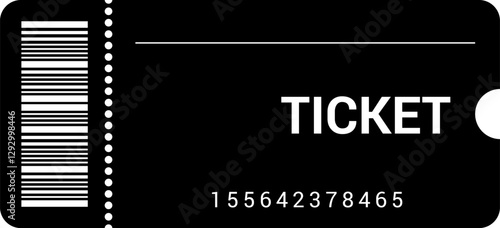 Bus travel ticket, autobus public transport pass icon set. Paper passenger seat card for trip. Journey coupon urban transportation. Transportation Ticket Icons Collection, Travel Ticket Vector Set