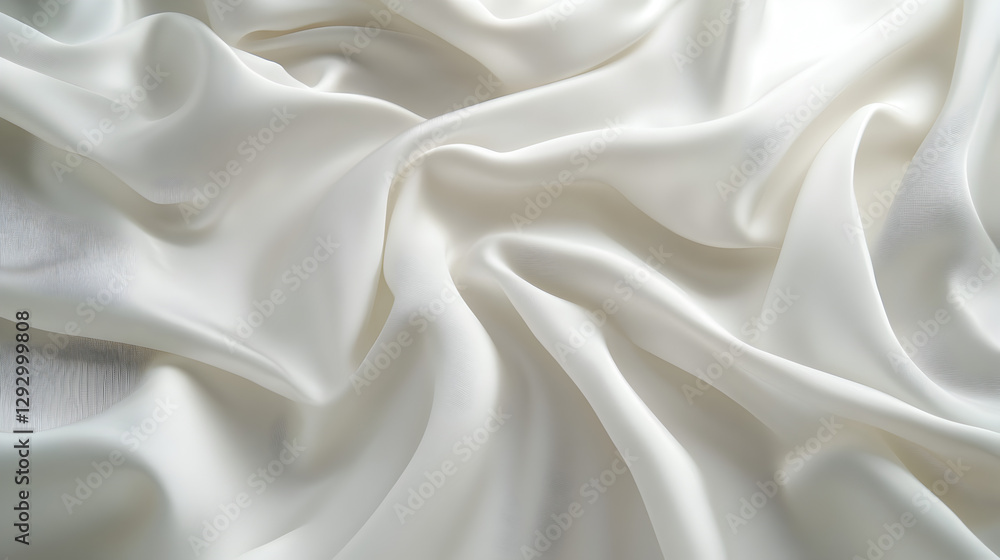 texture background with pristine white fabric folds and soft shadows across the surface texture background with pristine white fabric folds and soft shadows across the surface