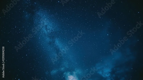 Minimalist Photo of a Moonless Deep Blue Sky. Simple Composition, Low Angle, Unsplash Photography Style.