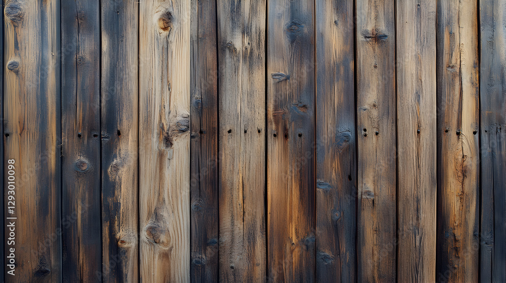 Naklejka premium wall with knots, grain, and a rustic atmosphere 