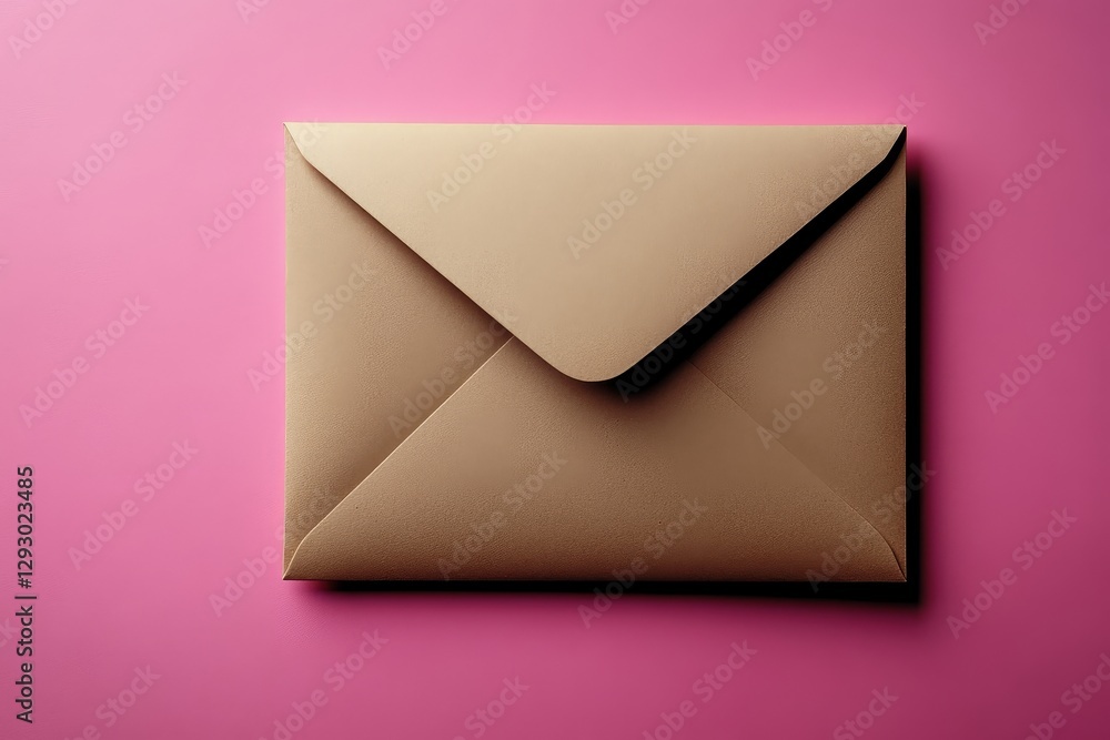 Pink roses and envelope on pastel pink background, flat lay composition with space for text, minimalistic floral design. Pink roses and envelope on pastel pink background, flat lay composition with space for text, minimalistic floral design.