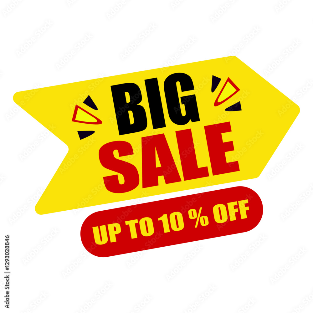 Big Sale 10 pc discount offer highlight design Big Sale 10 pc discount offer highlight design
