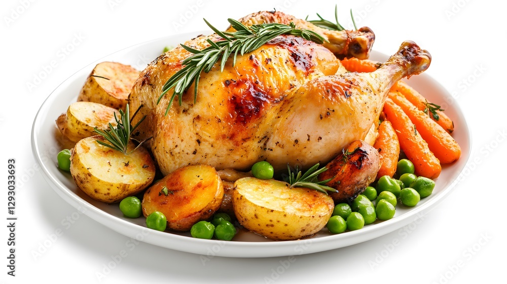 Savory chicken dish served on a plate accompanied by fresh seasonal vegetables for a balanced and healthy meal Savory chicken dish served on a plate accompanied by fresh seasonal vegetables for a balanced and healthy meal