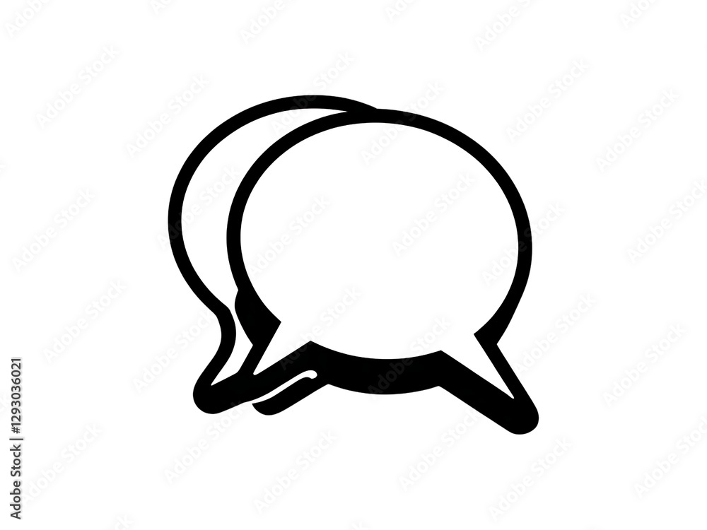 Dynamic speech bubble designs for digital communication graphic elements modern aesthetic creative perspectives
