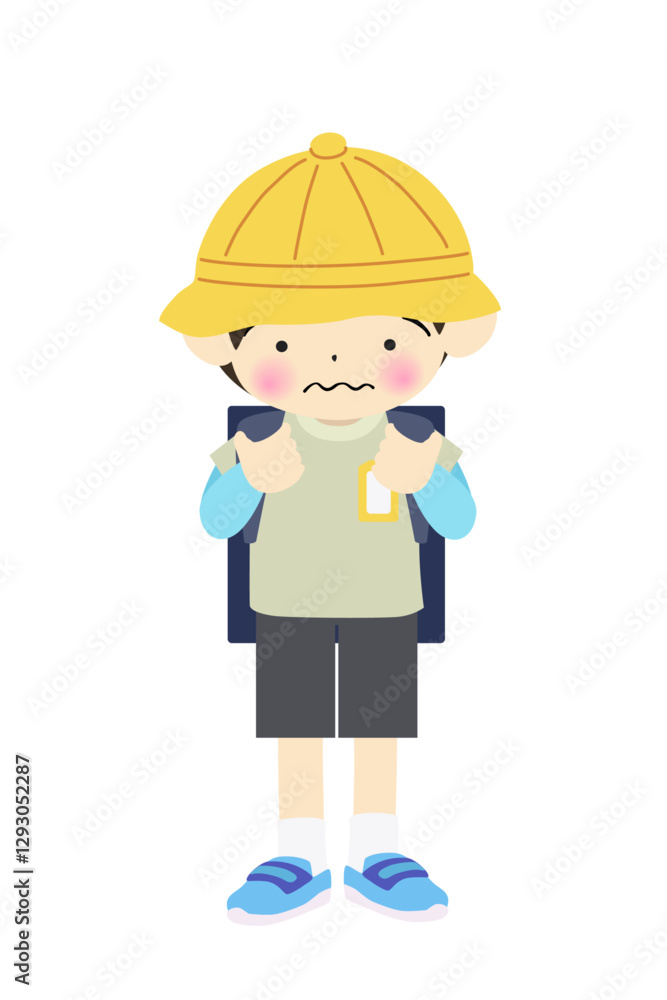 しょんぼり男の子 しょんぼり男の子