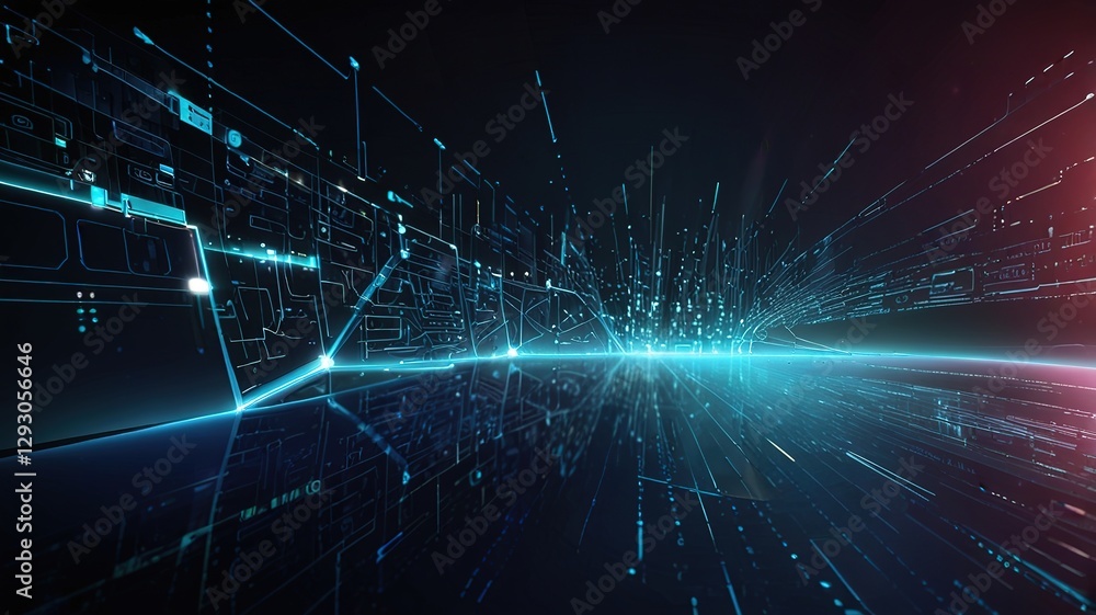 Obraz premium Creative inovative technology background