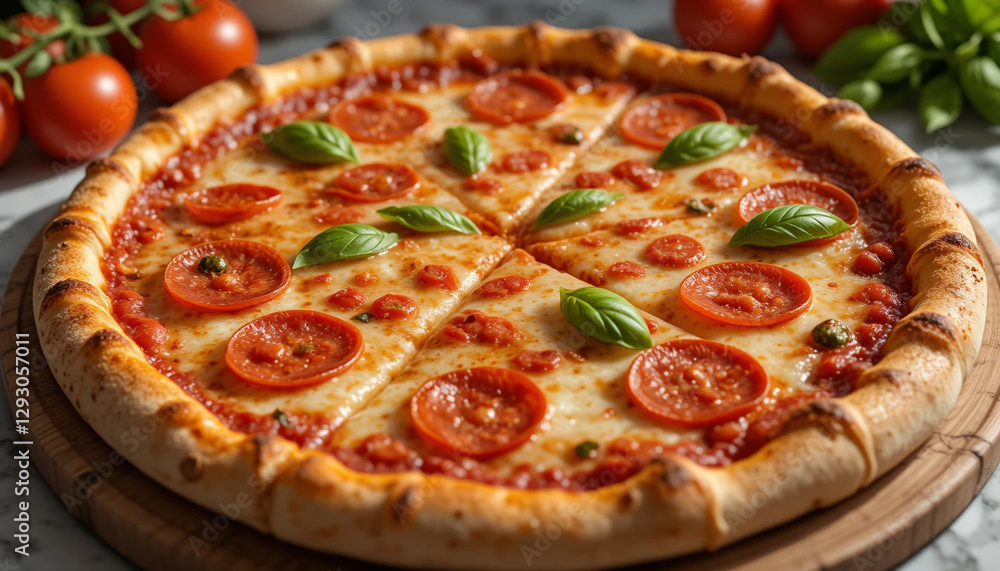 pizza on a wooden board pizza on a wooden board