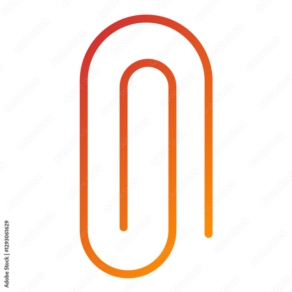 Vector Design Paper Clip Icon Style Vector Design Paper Clip Icon Style
