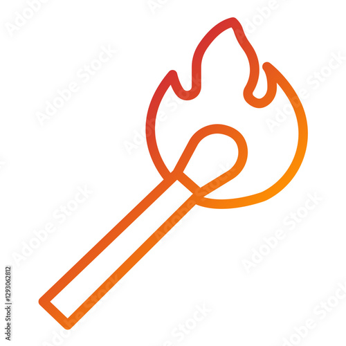 Vector Design Matches Icon Style