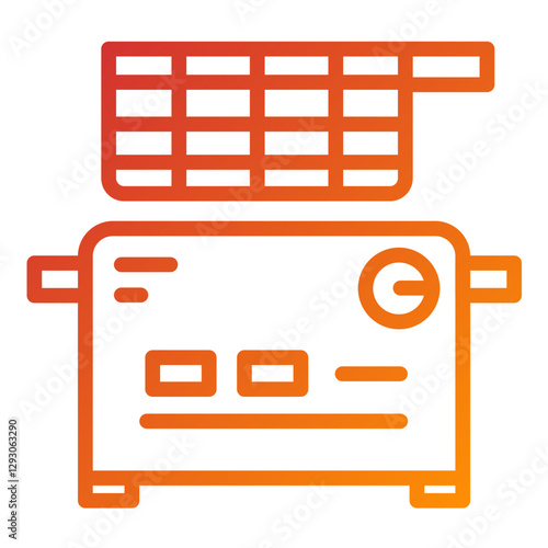 Vector Design Fryer Icon Style