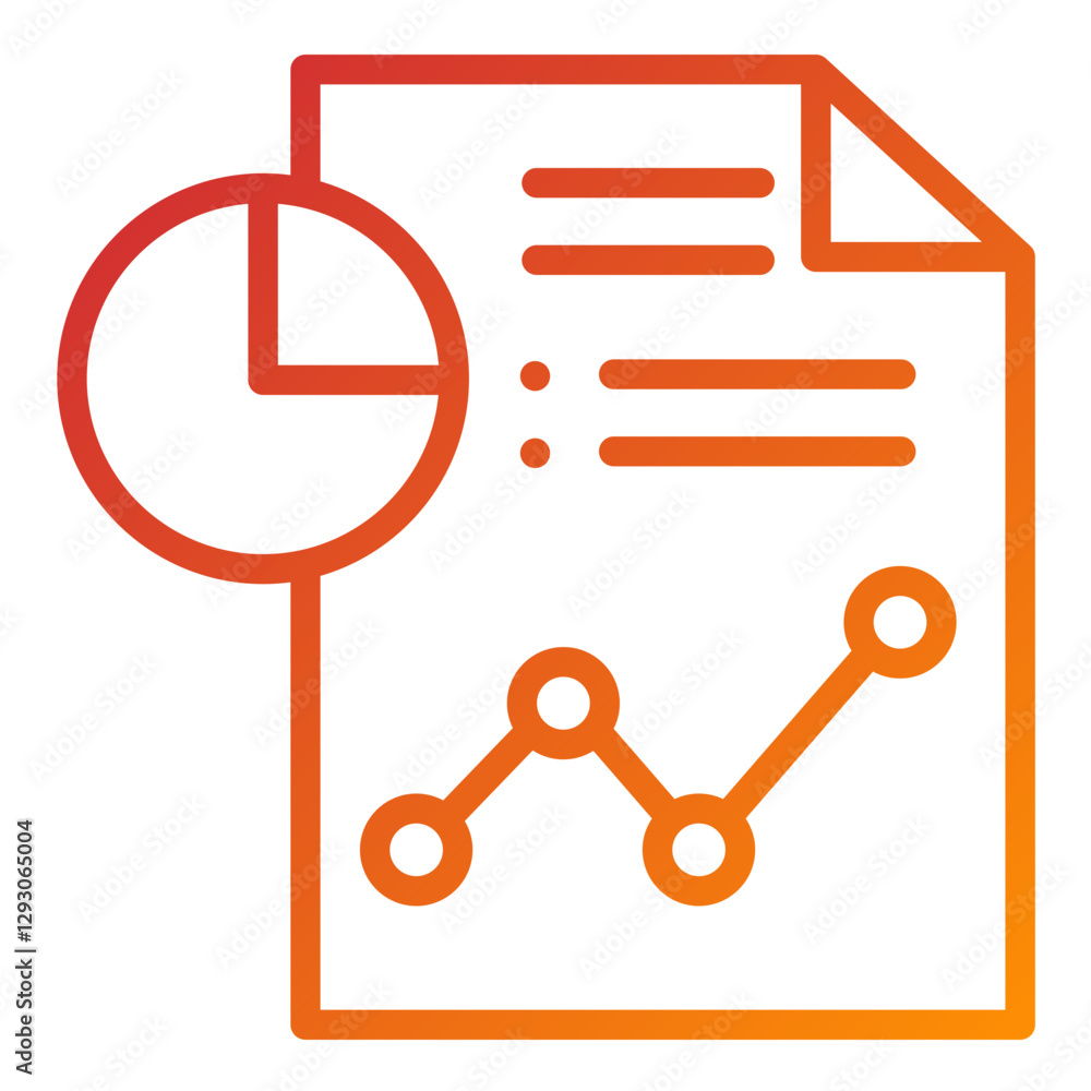 Vector Design Report Icon Style Vector Design Report Icon Style