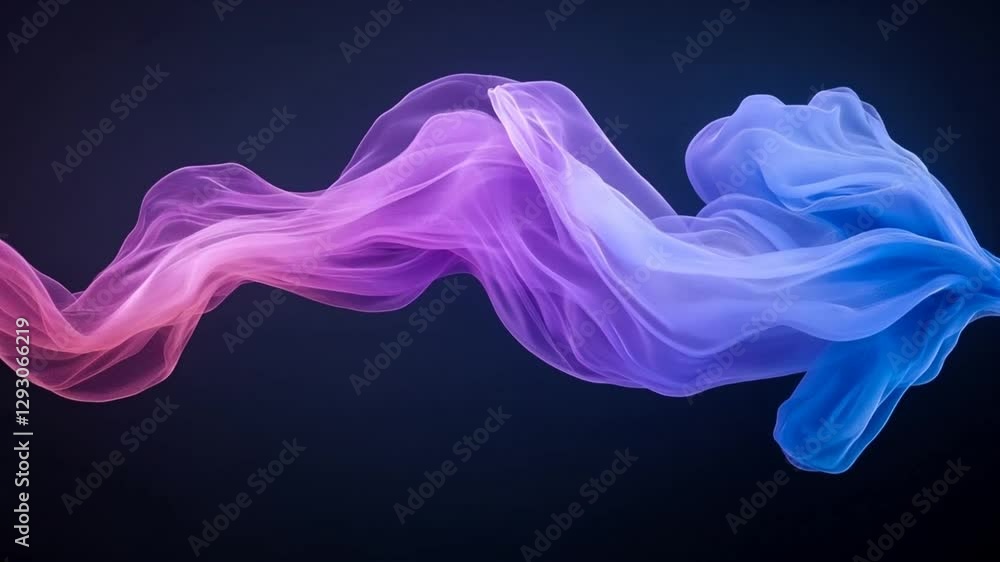 Colorful flowing abstract shapes create a mesmerizing wave of movement and light in a digital art display Colorful flowing abstract shapes create a mesmerizing wave of movement and light in a digital art display