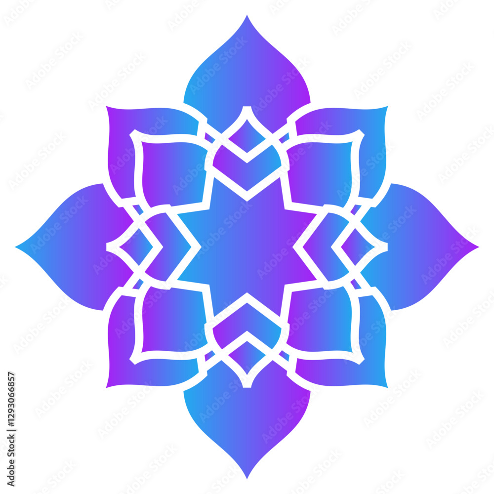 Gradient Islamic Mandala Gradient Islamic Mandala