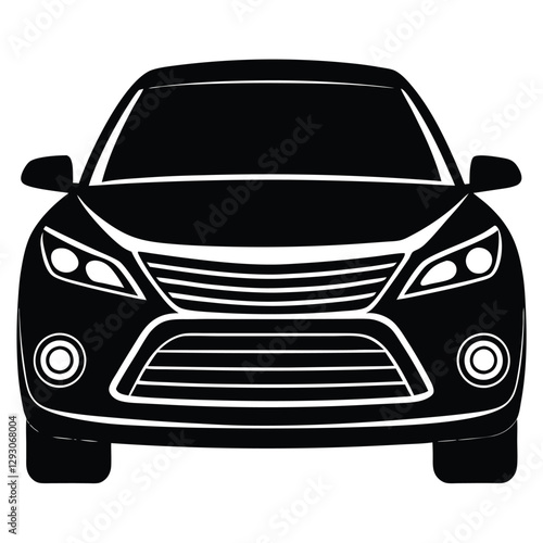 Modern Crossover Car Vector Illustration | AI, EPS Format