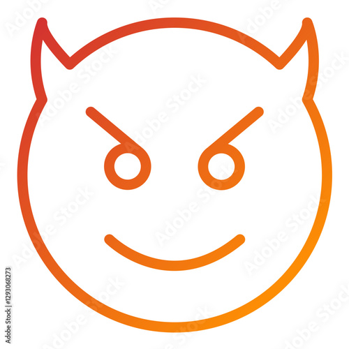 Vector Design Devil Icon Style