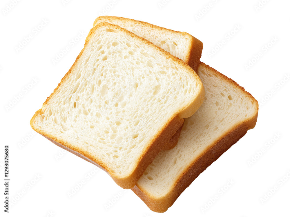 sliced bread, toast isolated on white background, full depth of field sliced bread, toast isolated on white background, full depth of field