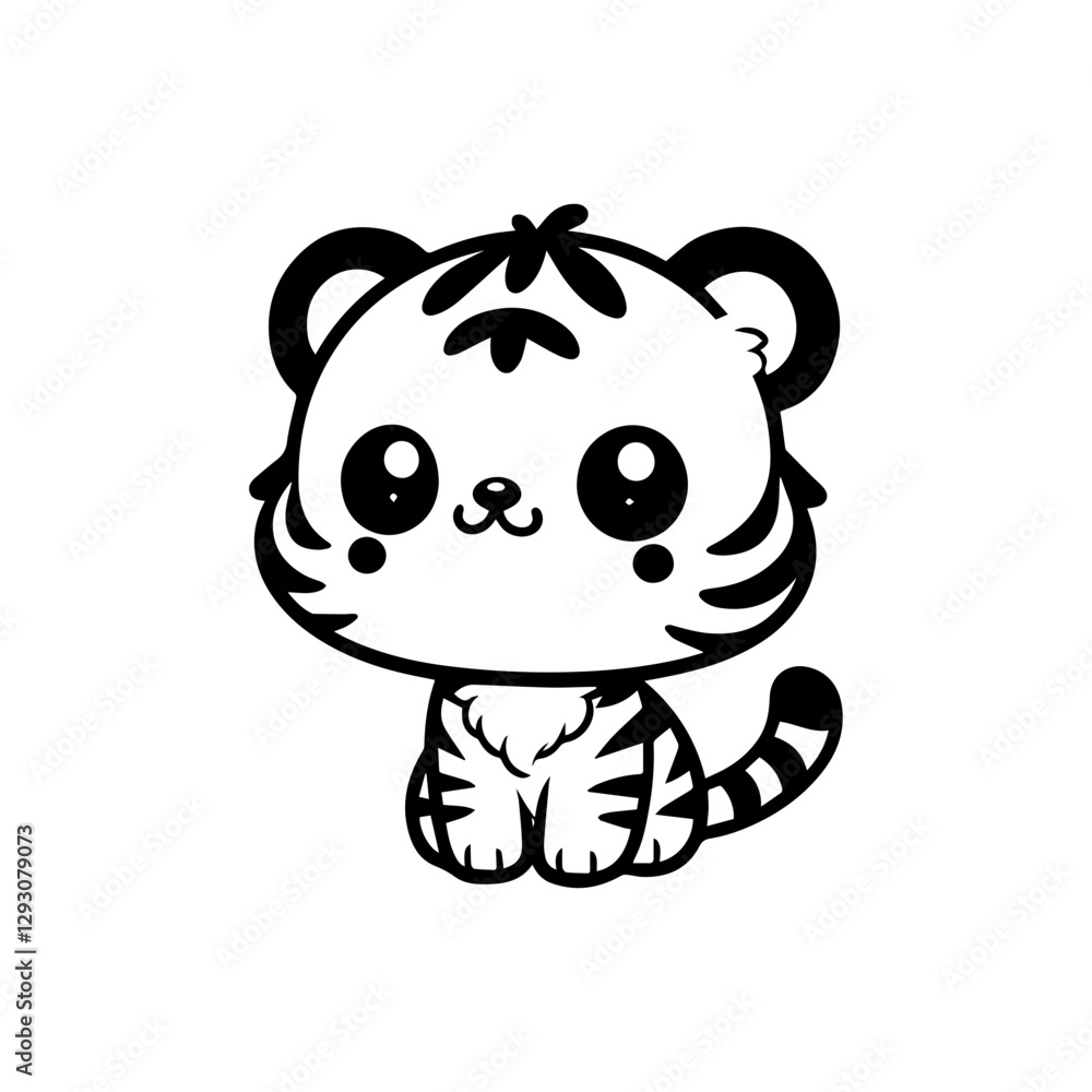 Fototapeta premium cute tiger