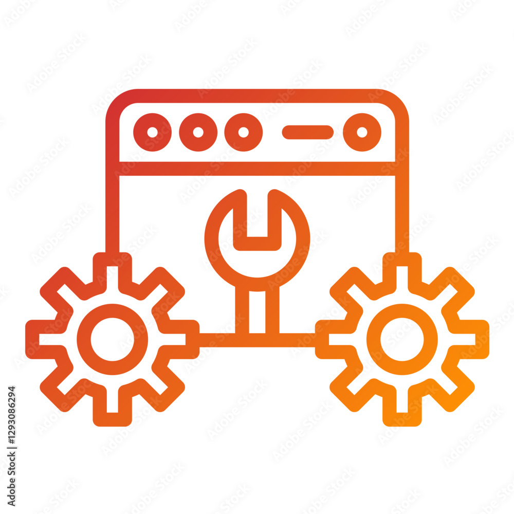 Vector Design Web Optimization Icon Style Vector Design Web Optimization Icon Style