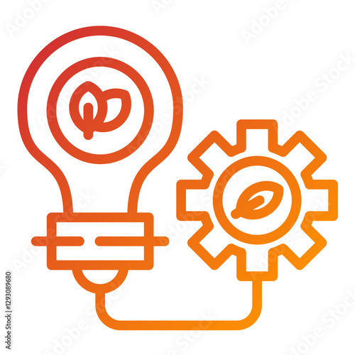 Vector Design Sustainable Energy Icon Style