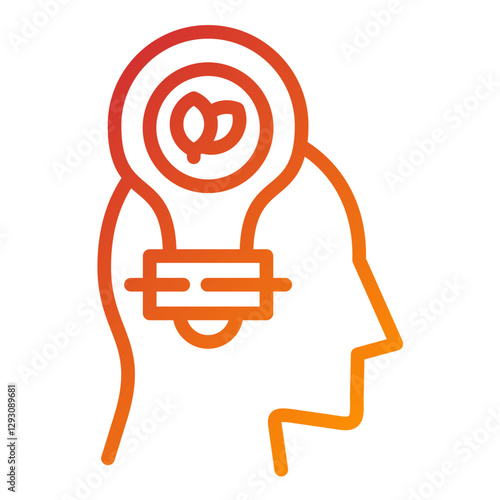 Vector Design Think Green Icon Style